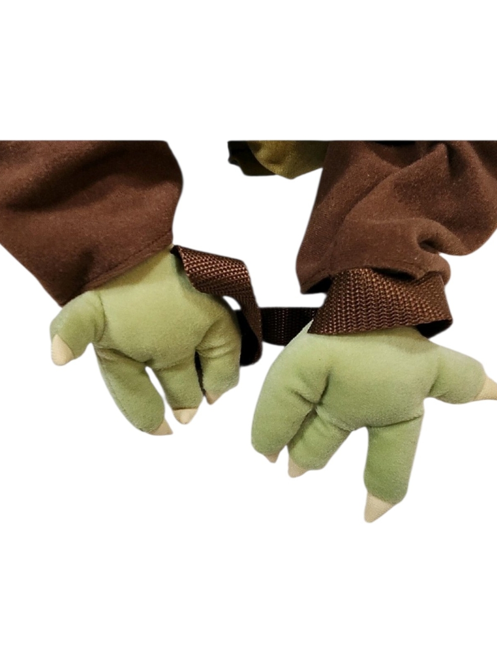 Star Wars Yoda Plush Backpack New With Tags Hooded Jedi Lucasfilm Clean - Picture 6 of 10